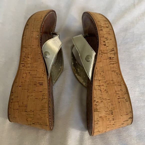 Sam Edelman Silver Wedge Thong - Picture 3 of 9